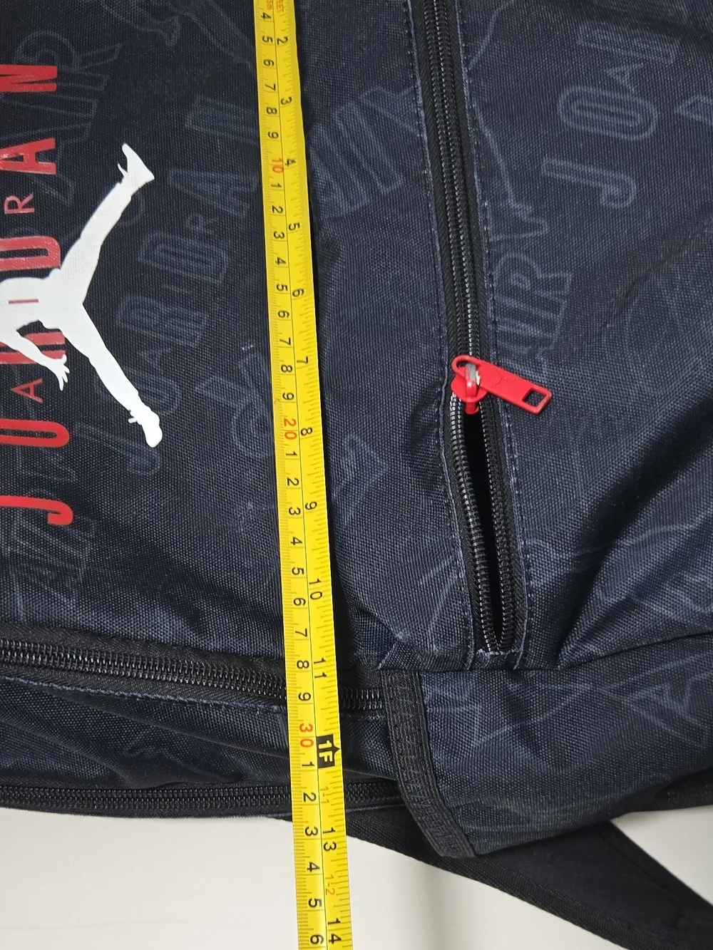 Jordan Black & Red Backpack with Jumpman Logo